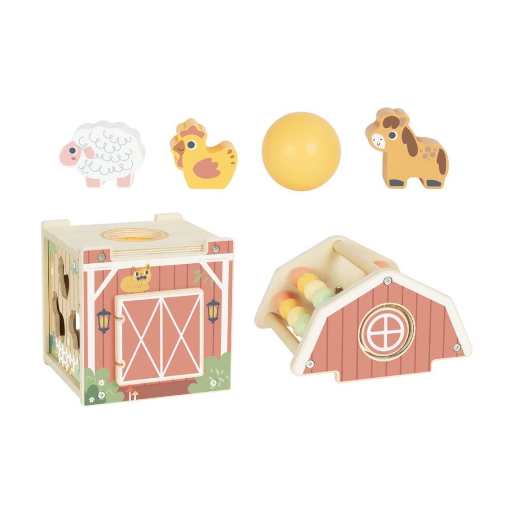 Tooky Toy Farm Playhouse Wooden Play Sensory Children/Kids 18m+ — image 3