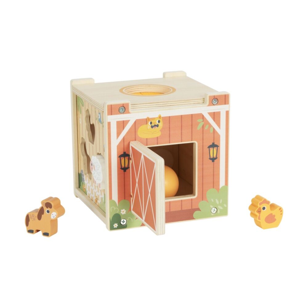 Tooky Toy Farm Playhouse Wooden Play Sensory Children/Kids 18m+ — image 5