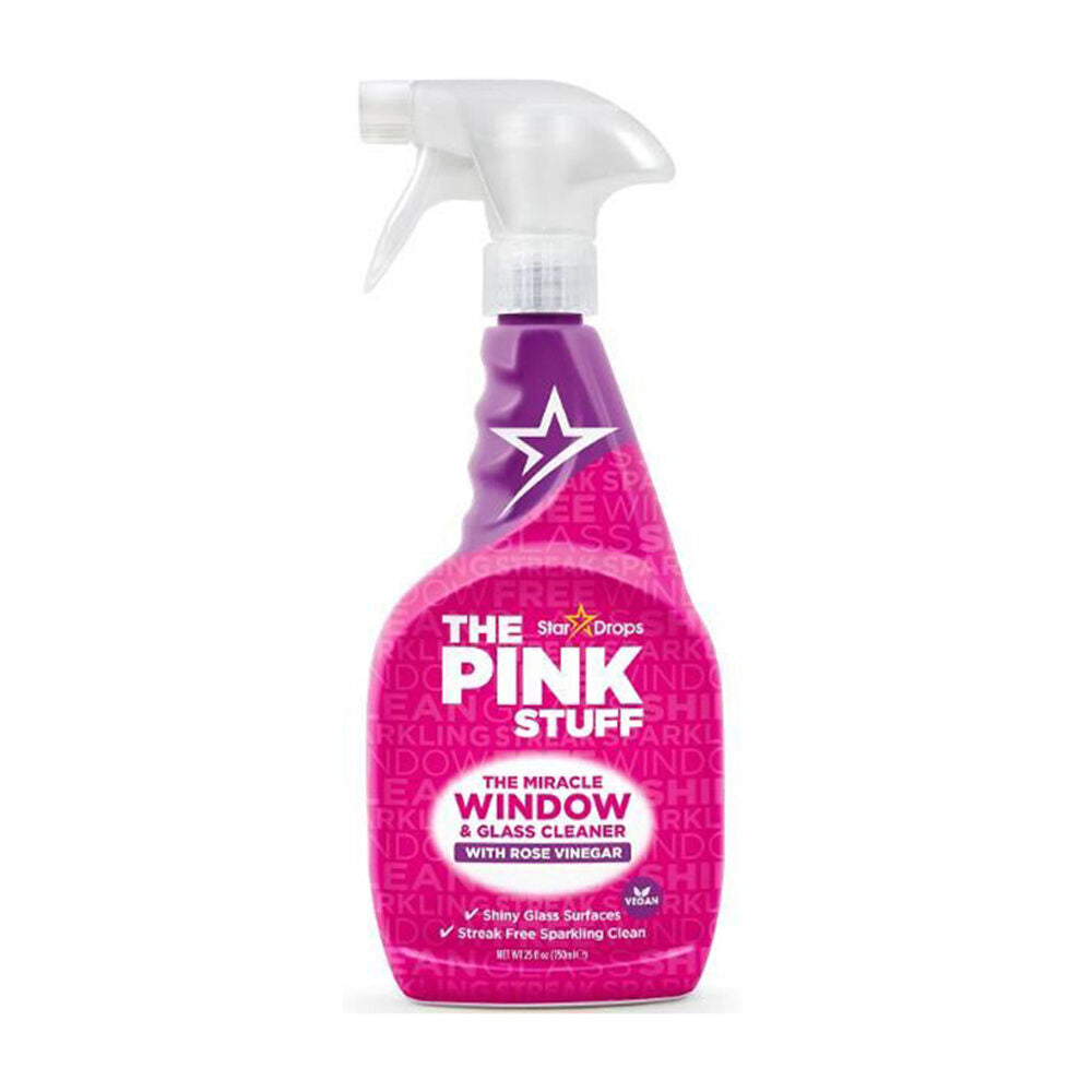 The Pink Stuff Window Cleaner Glass Cleaner Streak-Free Surface Spray 750ml