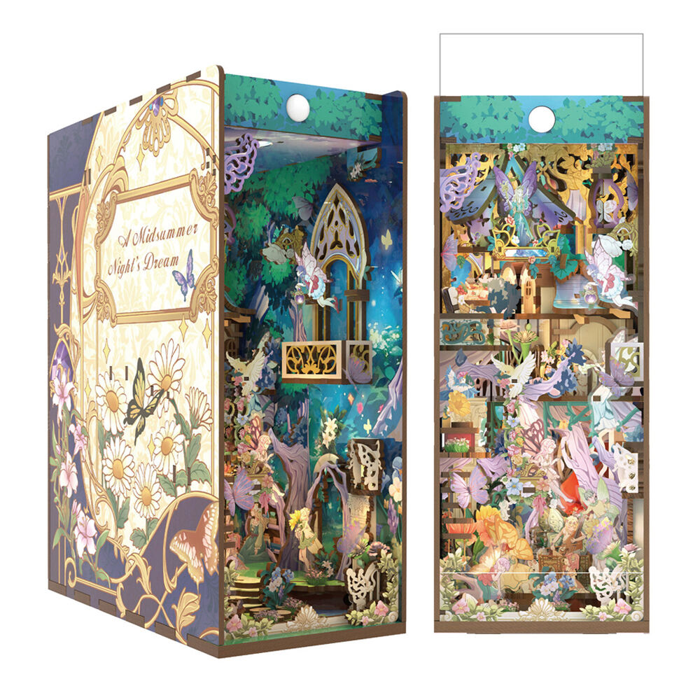Tonecheer a Mid Summersnight's Dream 3DPuzzle 245mm DIY Book Nook Kit 15+ (206 Pieces) — image 3