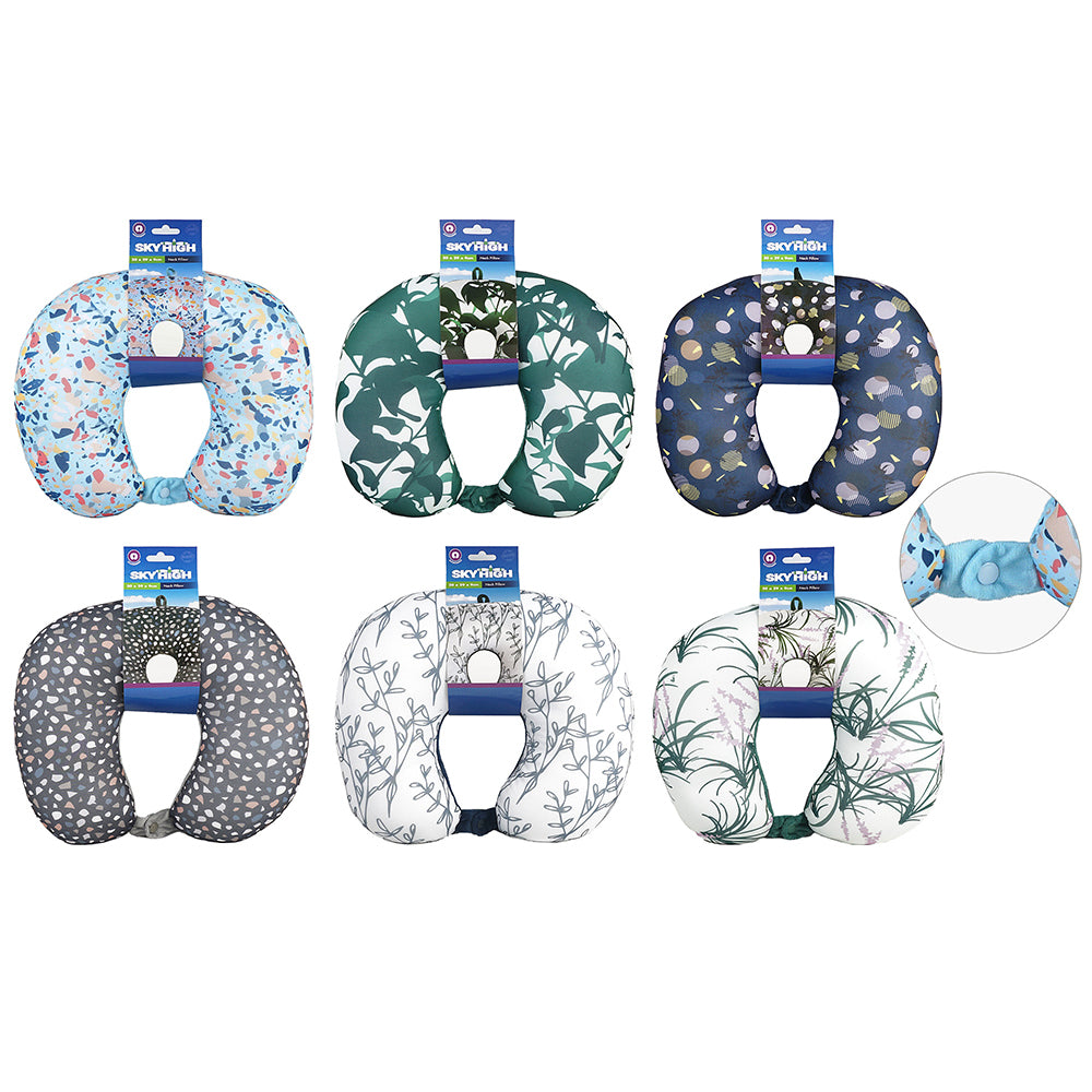 SKY High Lightweight Portable Travel Neck Support Pillow Assorted Designs — image 2