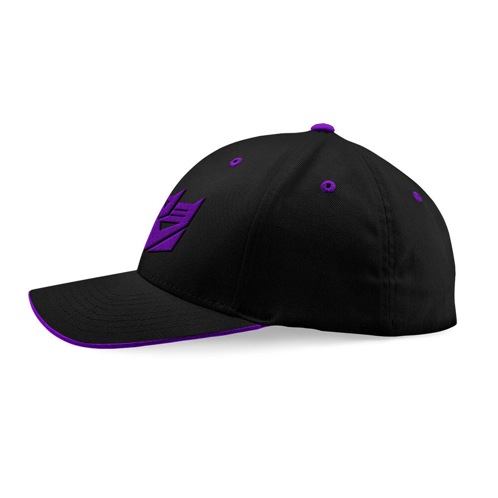 Transformers Decepticon Adjustable Embroidered Baseball Black Cotton Unisex Cap — image 3