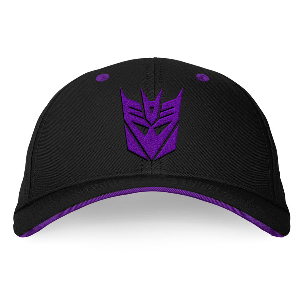 Transformers Decepticon Megatron Adjust. Cotton Embroidered Black Unisex Cap/Hat