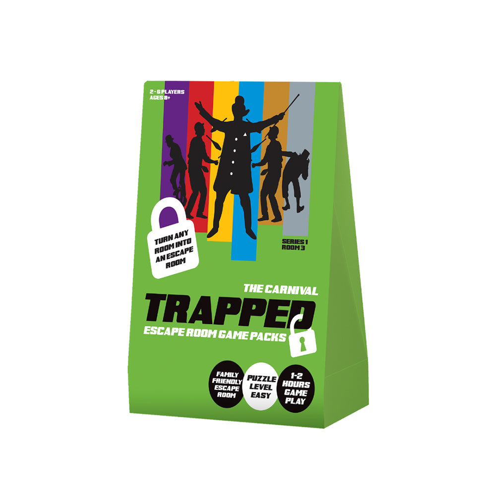 Trapped Series Rooms 1-3 Art Heist/Bank Job/Carnival Assorted Board Game 8+