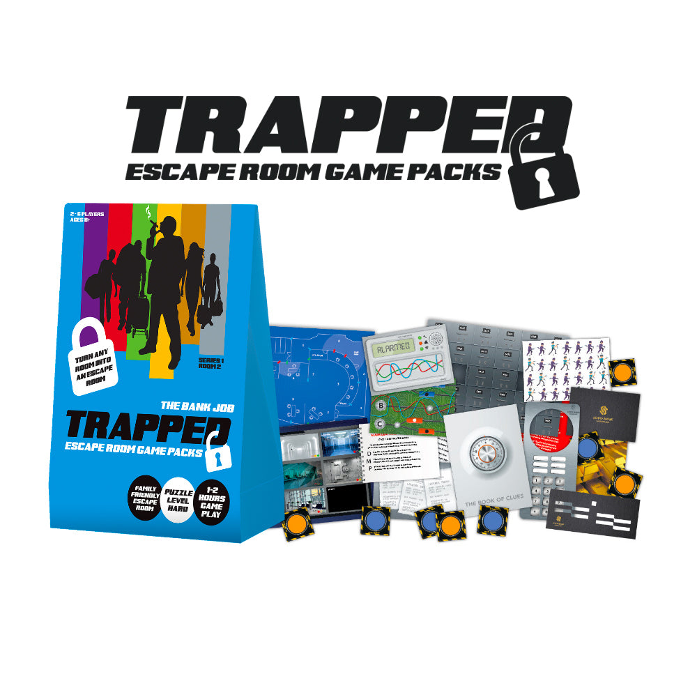Trapped Series Rooms 1-3 Art Heist/Bank Job/Carnival Assorted Board Game 8+ — image 7