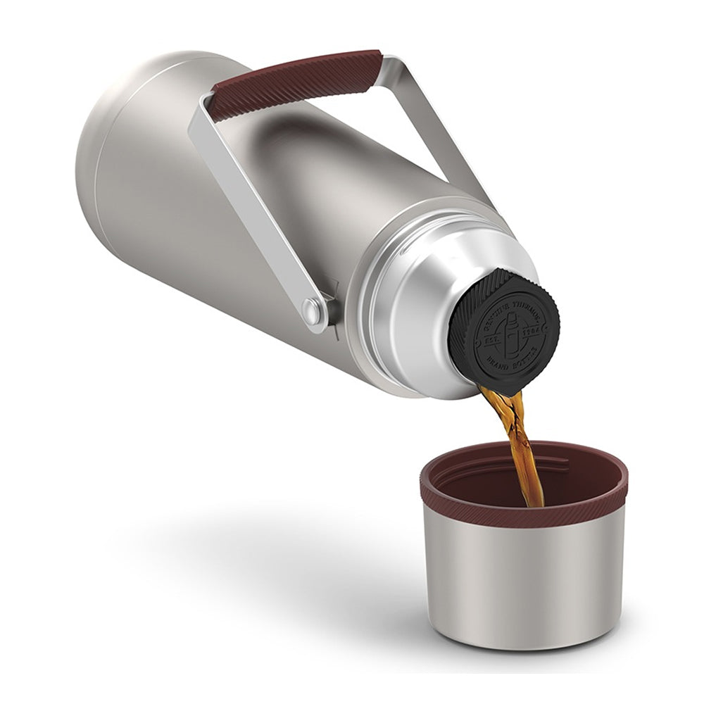 Thermos Guardian Vacuum Insulated Durable Beverage Bottle Rosewood Red 1.2L — image 3