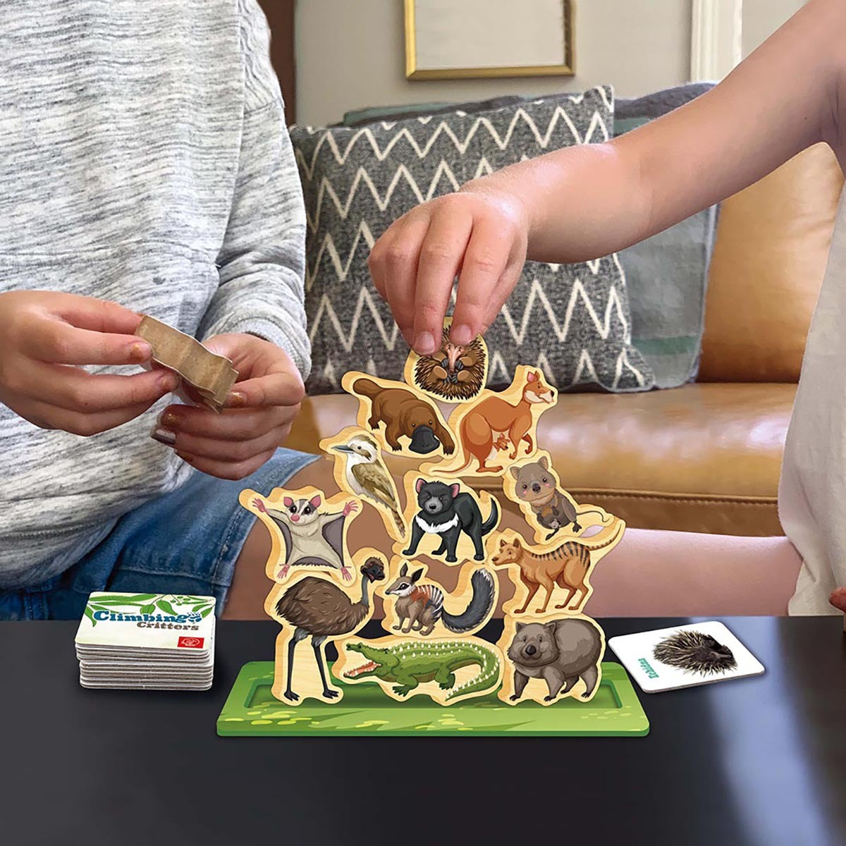 Roo Games Wooden Climbing Critters Board Game Kids Animal Educational Toy 3+ — image 2