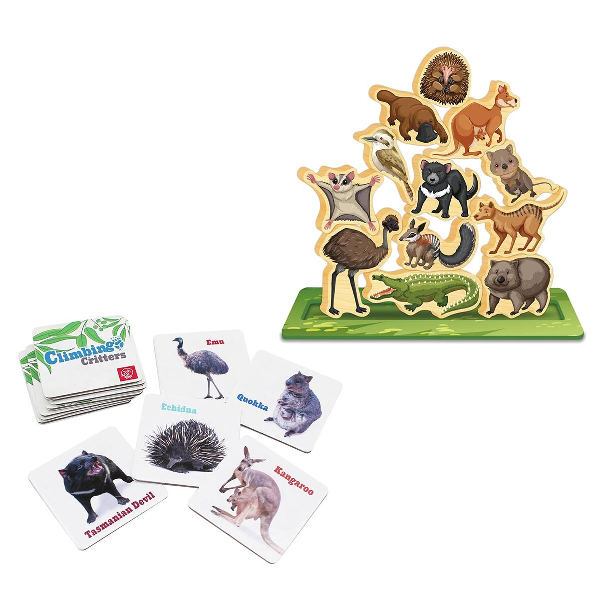 Roo Games Wooden Climbing Critters Board Game Kids Animal Educational Toy 3+ — image 3