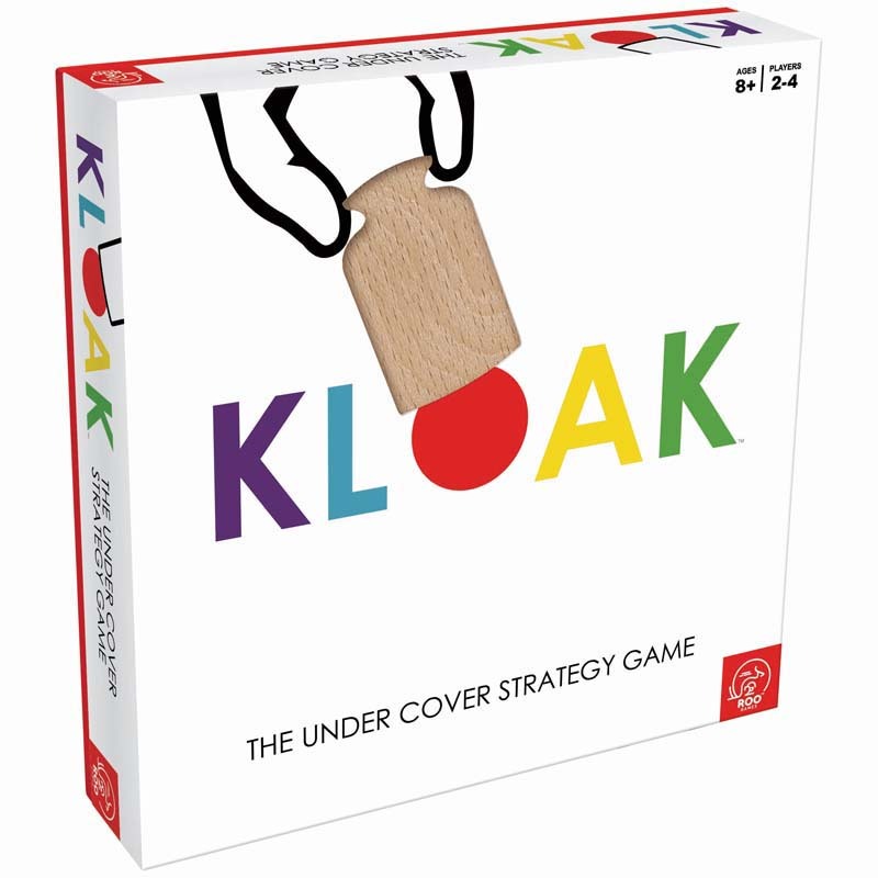 Roo Games Kloak Under Cover Strategy Board Game Kids/Children Educational Toy 8+