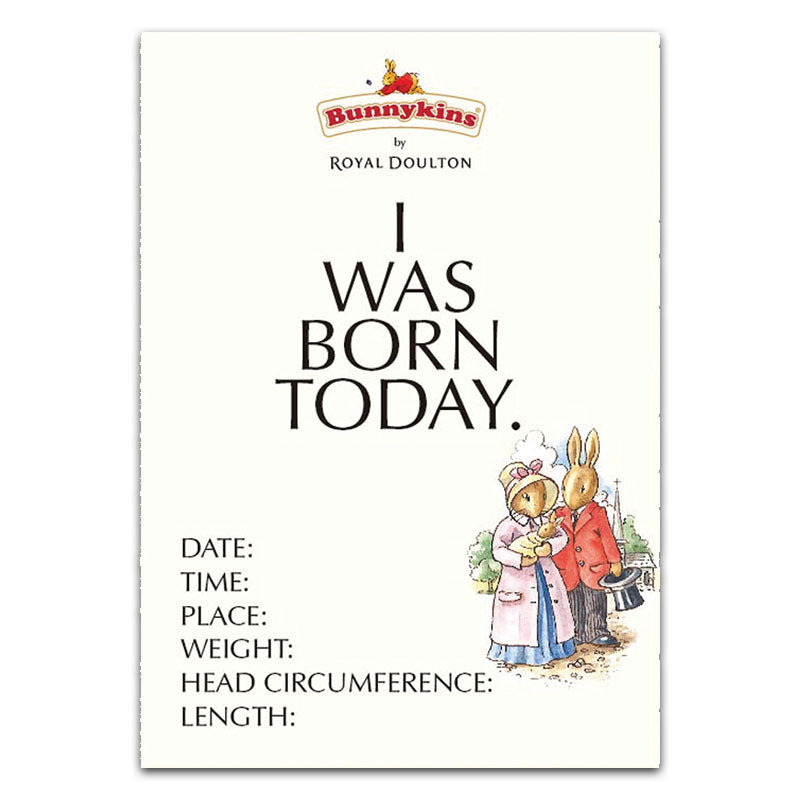 Bunnykins Baby Development Milestone Keepsake Cards Double-Sided Rectangle 18m+ — image 3