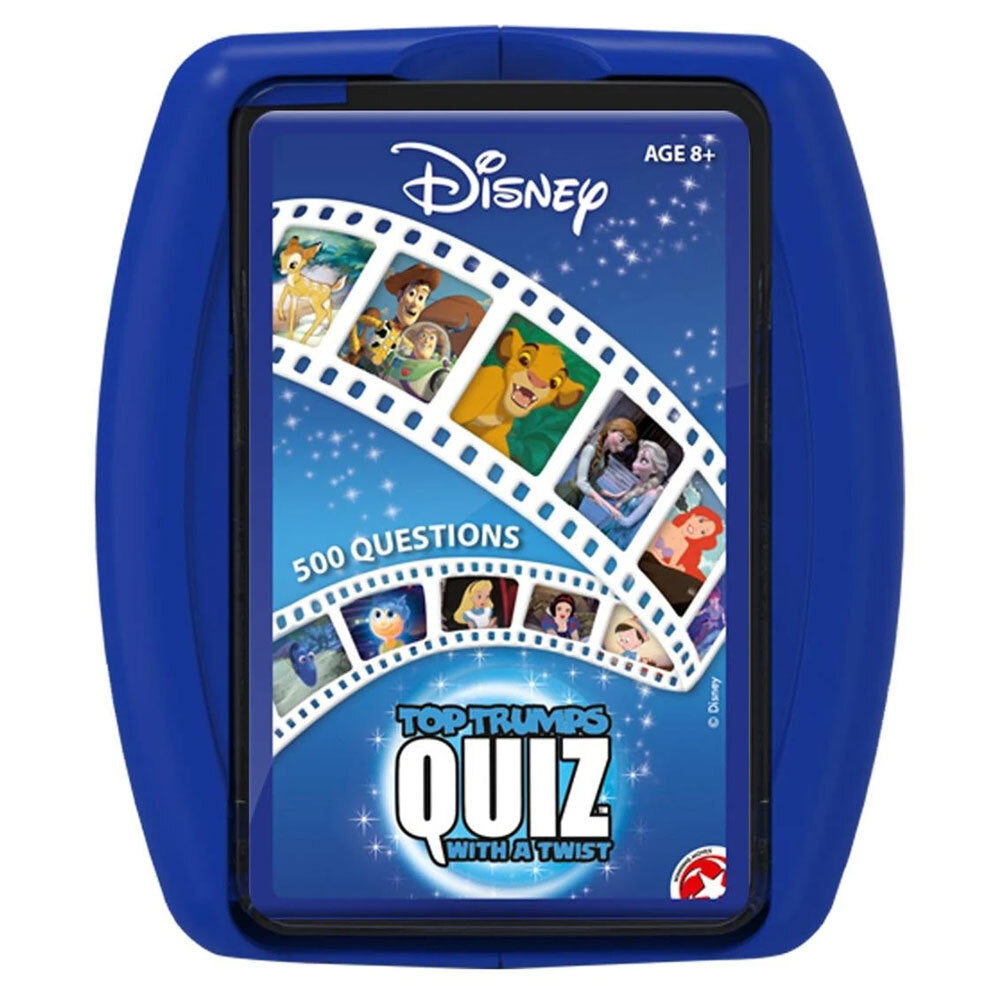 Top Trumps 12cm Disney Quiz With a Twist Card Trivia/Question Game 8y+ Kids Toy — image 2