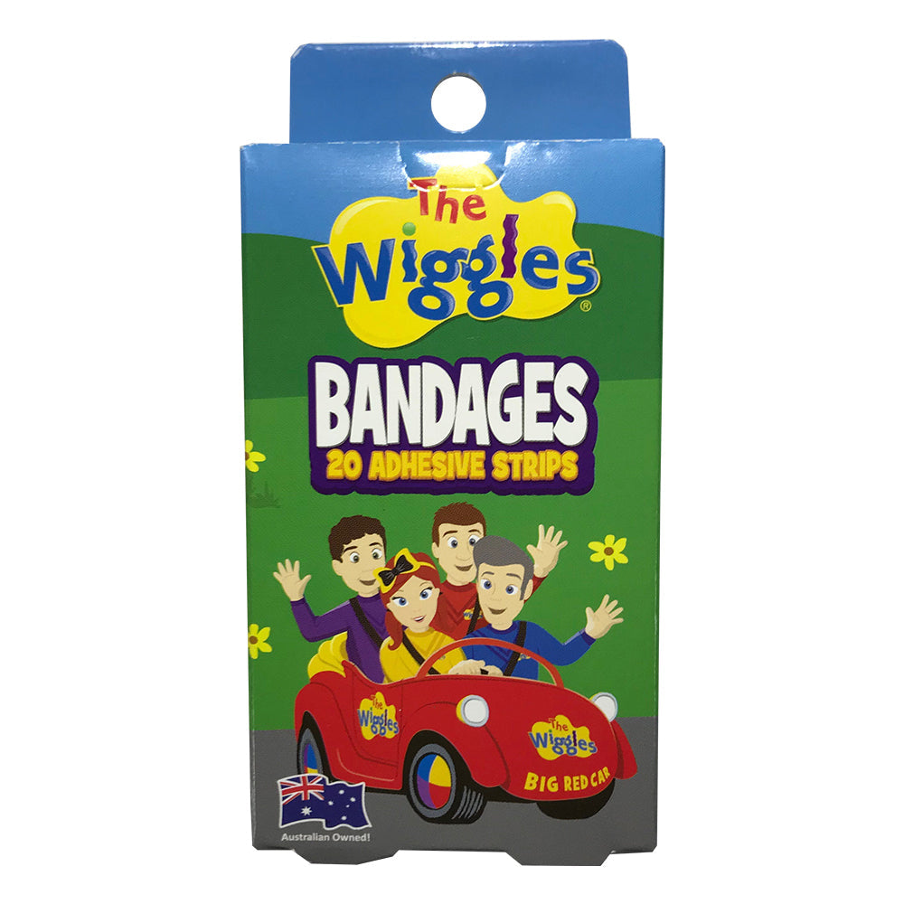 The Wiggles Bandages Adhesive Strips Kids 6y+ (20 Pieces)