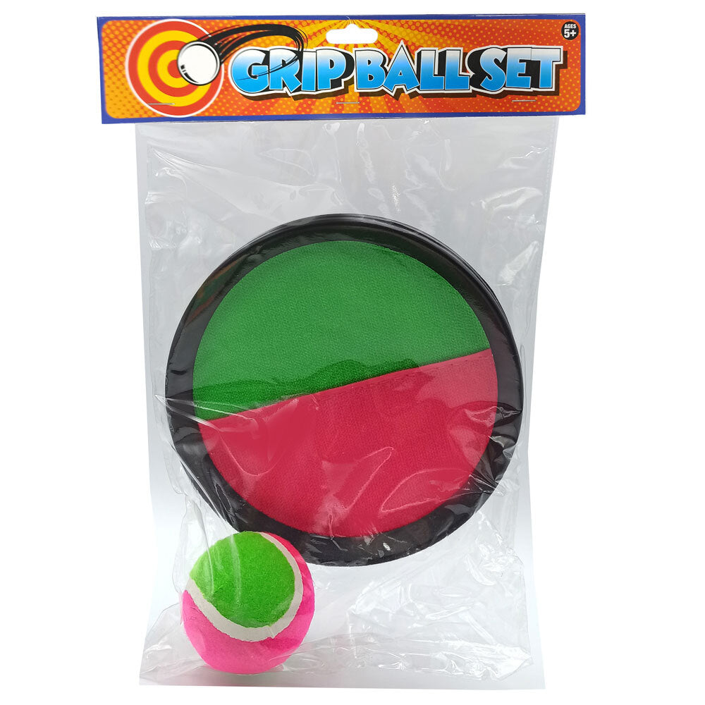 Unbranded Grip Ball/18.5cm Pads Set 5y+ Kids/Children Catch Play Outdoor Game Sports Toy