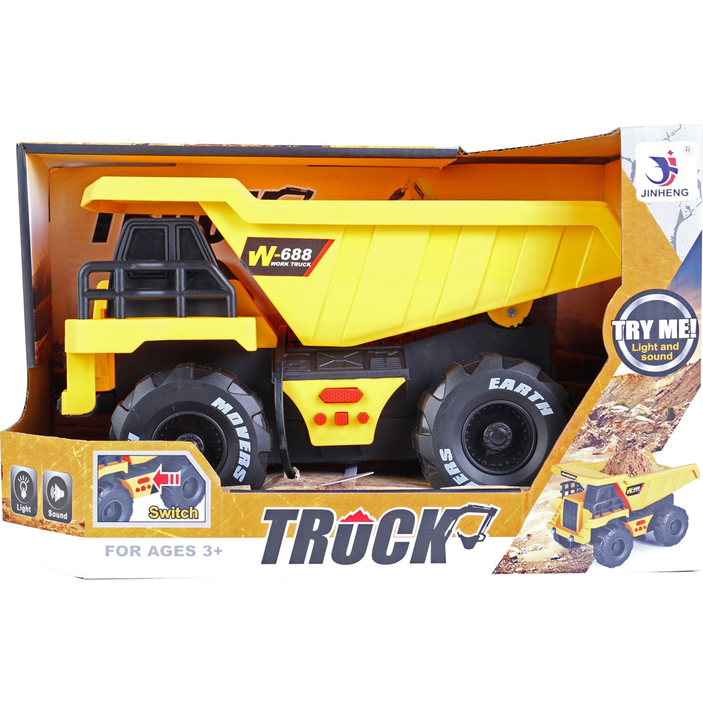 Toylife 28cm Dump Truck & Digger w/ Sound Play Toy Set Fun Kids 3y+ Assorted — image 2