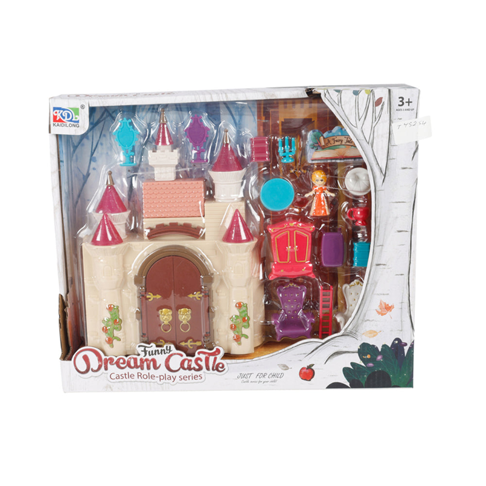 Toylife Dream Castle Children Fun Play Role Playing Pretend Toy 3+ Assorted (16 Pieces)