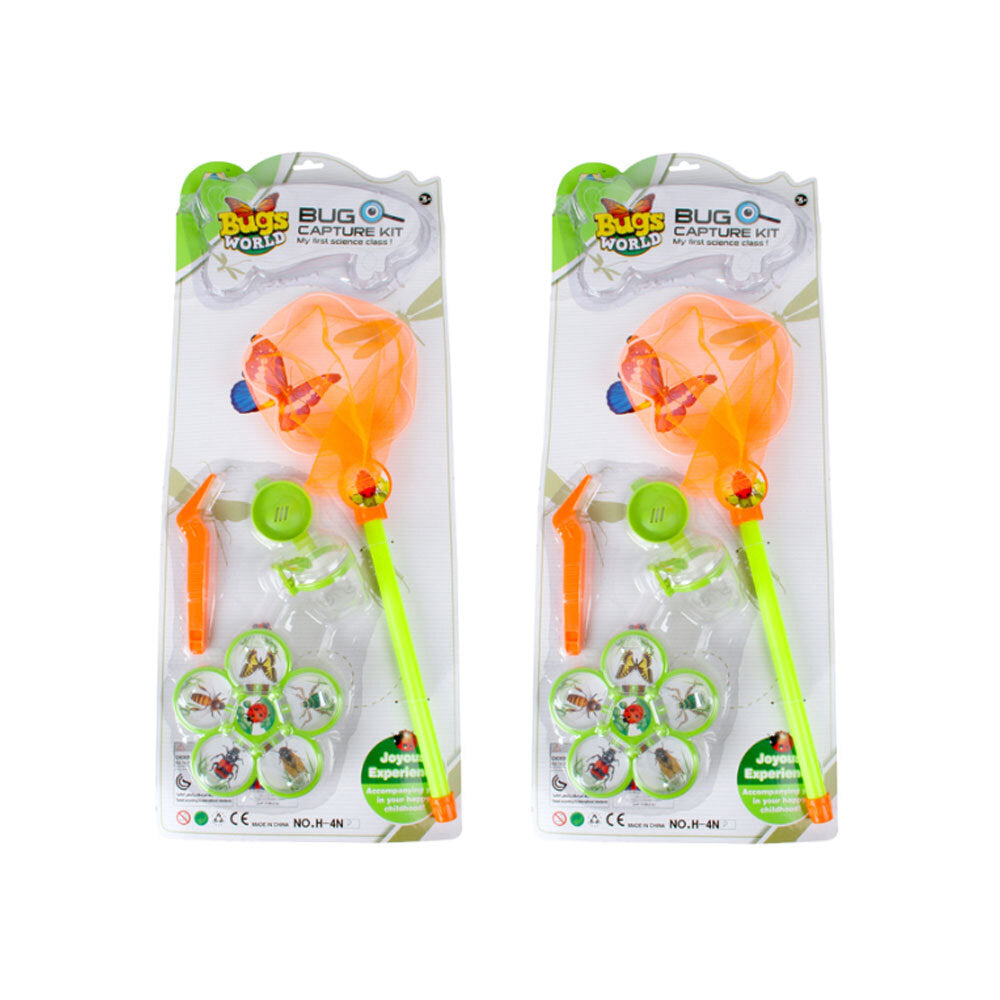 Razoo Bugs World Capture Kit With Net Kids/Children Fun Toy Assorted 3+ (2 Pack)