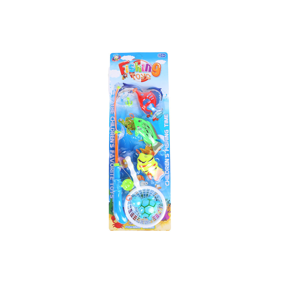 Razoo 10pcRazoo Fishing Game w/ 42cm Rod Indoor/Outdoor Kids/Children Toy 55x19cm 3+
