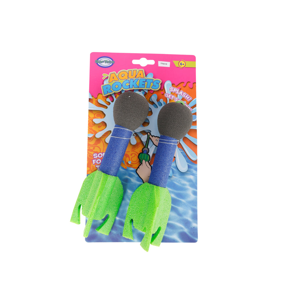 Toylife 20cm Aqua Splash Soaker Rockets Kids/Children Fun Outdoor Toy 6y+ (2 Pieces) — image 2