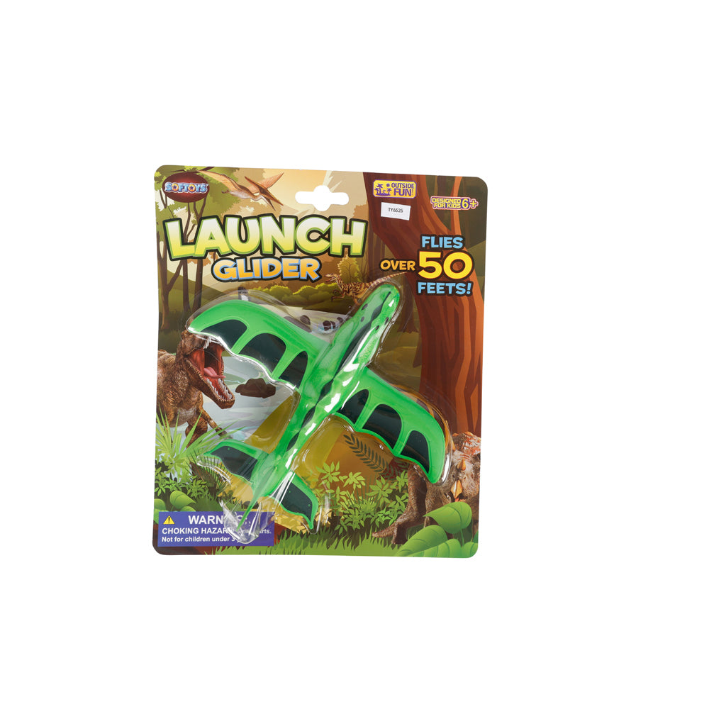 Toylife 19x20cm Fly Upto 20-30M Dragon Launcher Glider Toy Outdoor Kids 6+ Green — image 2