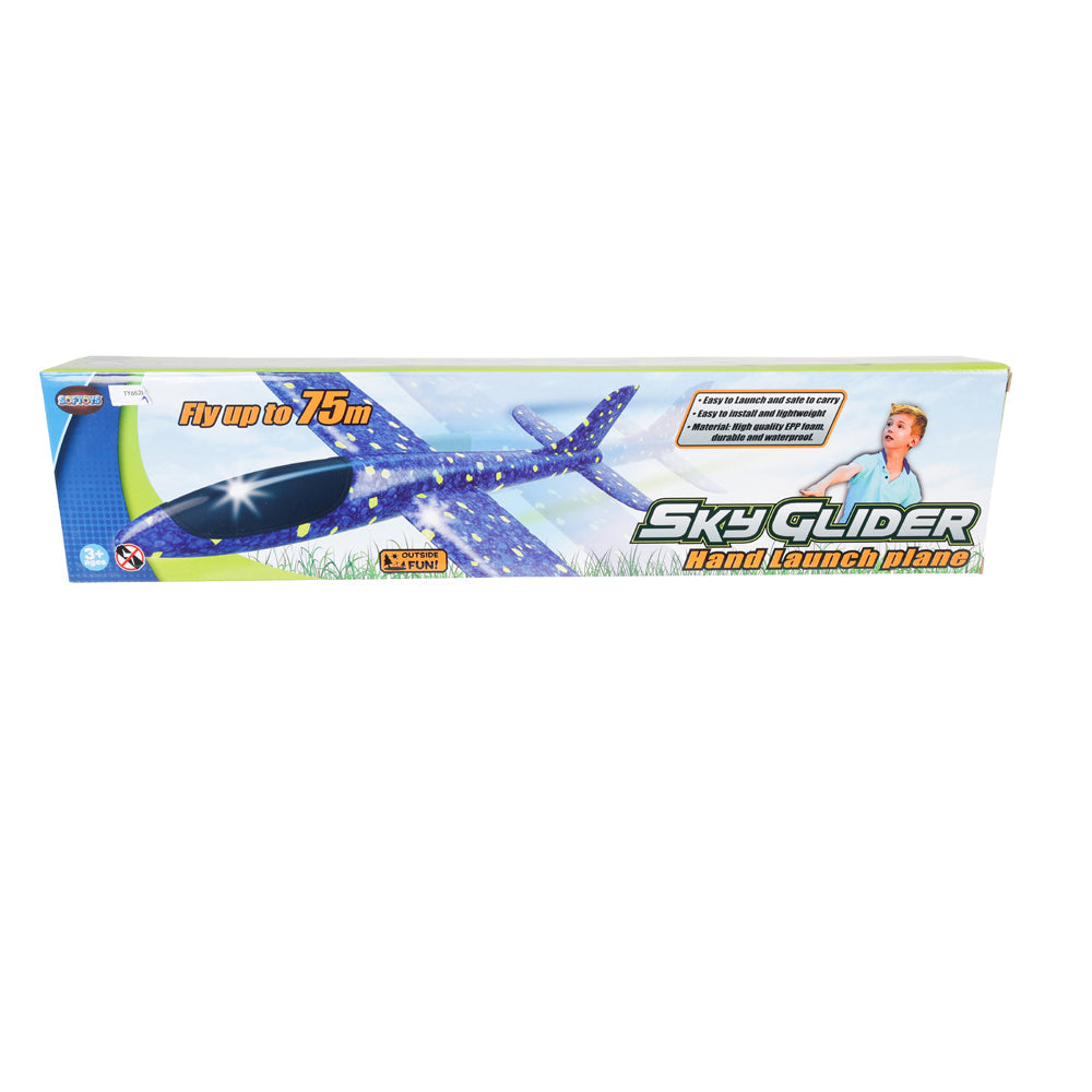 Toylife 36x35cm Fly 75m Sky Glider Sling Shot Toy Outdoor Play Kids 3y+ Blue (2 Pack) — image 3