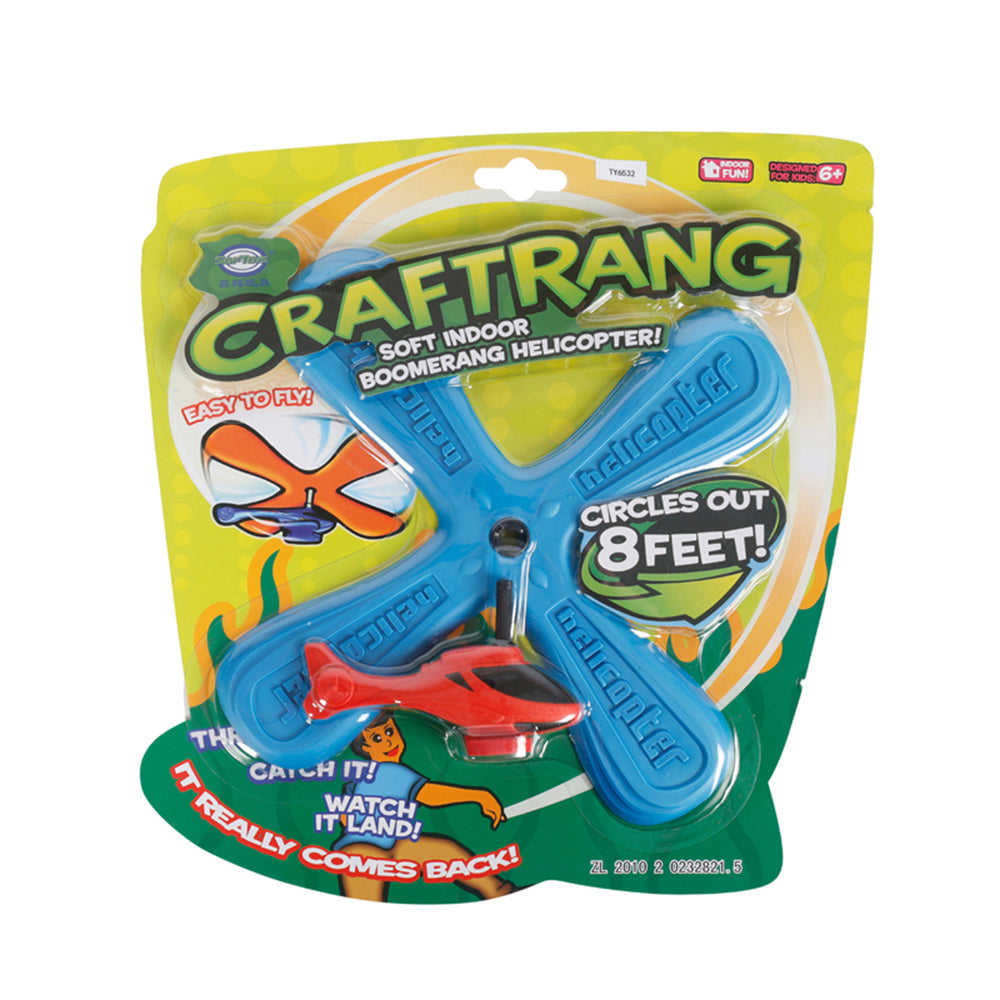 Toylife Craftang 26cm EVA Helicopter Boomerang Toy Outdoor Kids 6y+ Asstd (2 Pack) — image 2