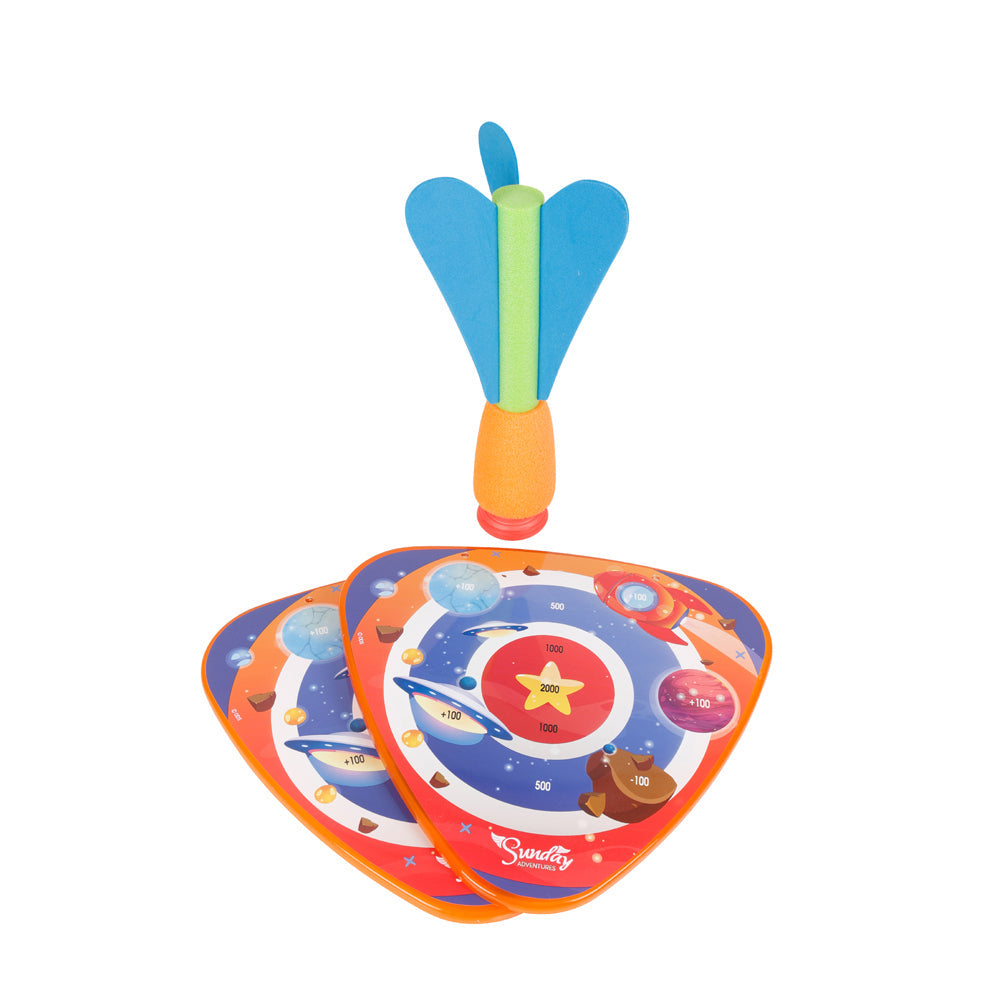 Toylife 26x25cm Foam Suction Dart w/ 2 Paddles Kids/Children Fun Play Toy 5y+
