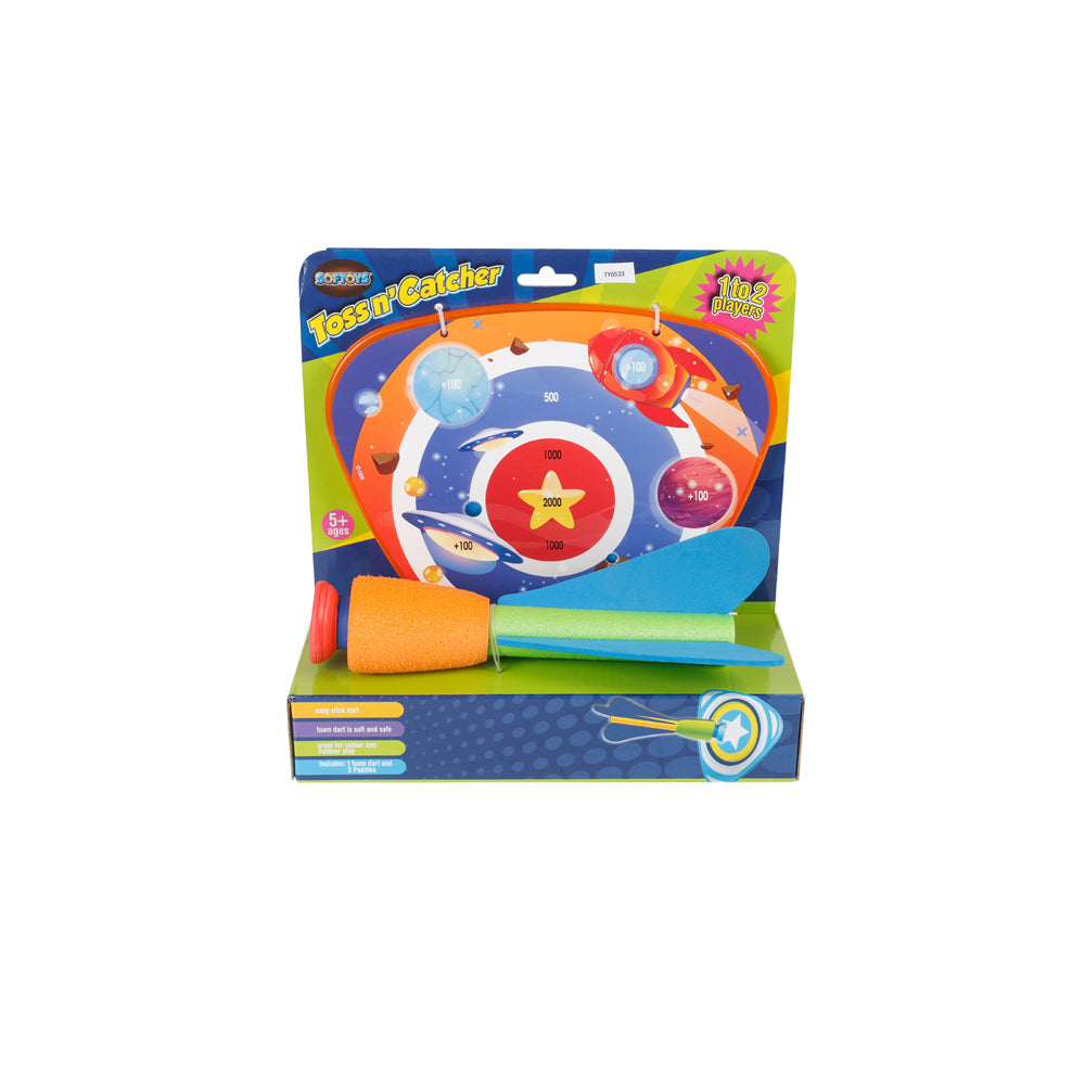 Toylife 26x25cm Foam Suction Dart w/ 2 Paddles Kids/Children Fun Play Toy 5y+ — image 2