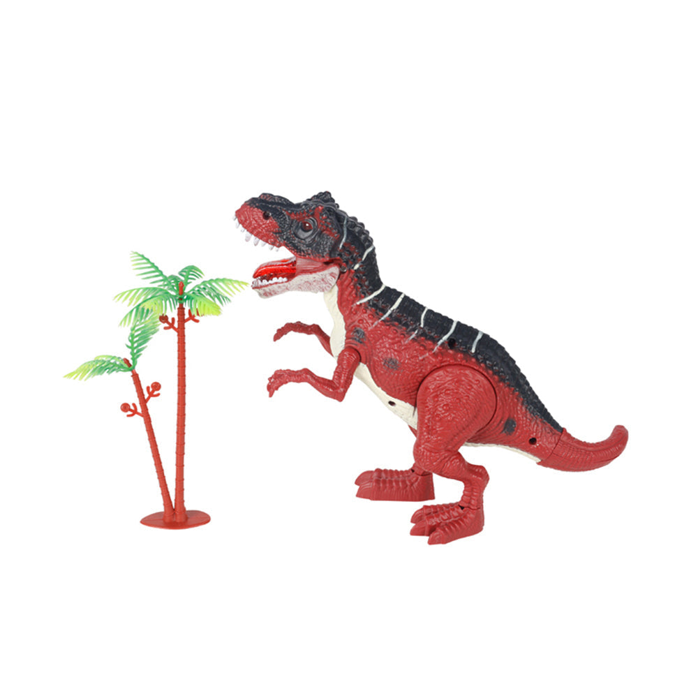 Toylife 21cm Plastic/EVA Dinosaur w/ Light Up & Sound Animal Play Toy Kids 3y+