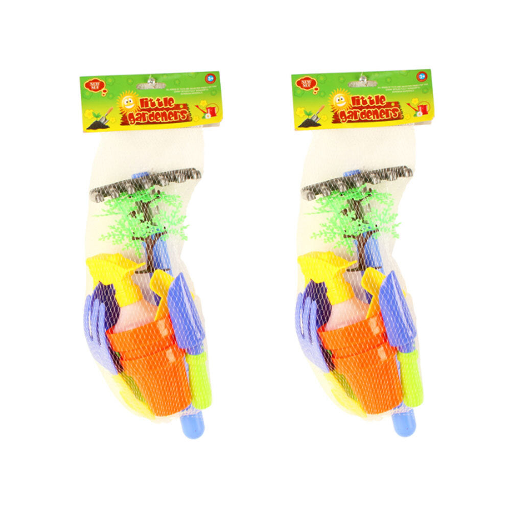 Razoo 11pcRazoo Little Gardener Tool Set Kids/Childrens Fun Play Toy 40x15cm 3+ (2 Pack)