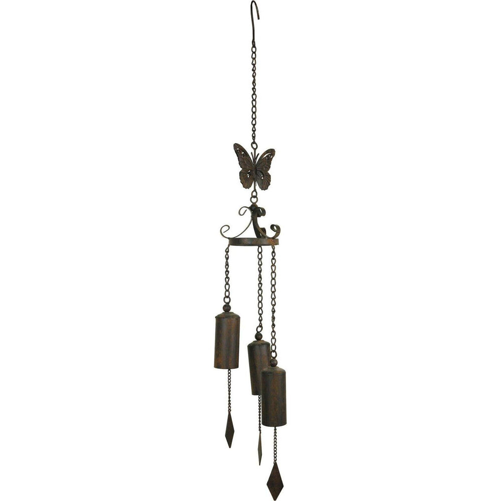 LVD Hanging Bell Metal Wind Chime Home/Garden Decor Ornament Butterfly Triple