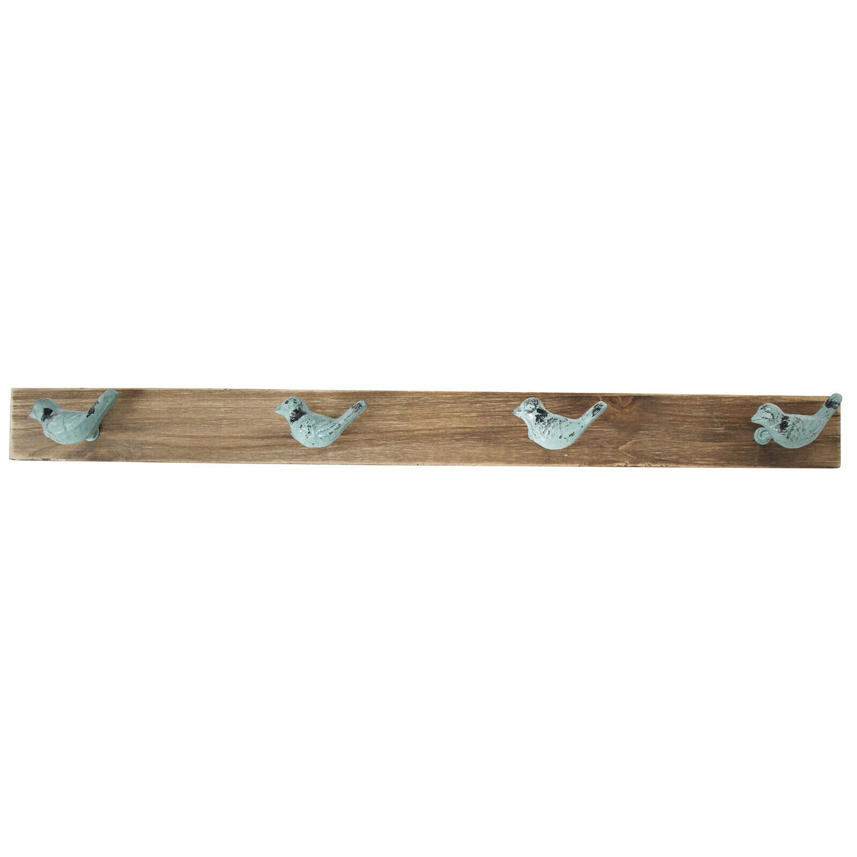 LVD Hooks On Board Metal 61cm Wall Hanging Hat/Coat Holder/Hanger Organiser w/ Birds
