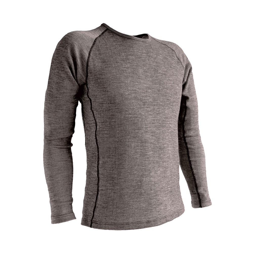 Wilderness Wear Wilderness Mens Long Sleeve Crew Neck Top Size XL Base Layer Thermal Black