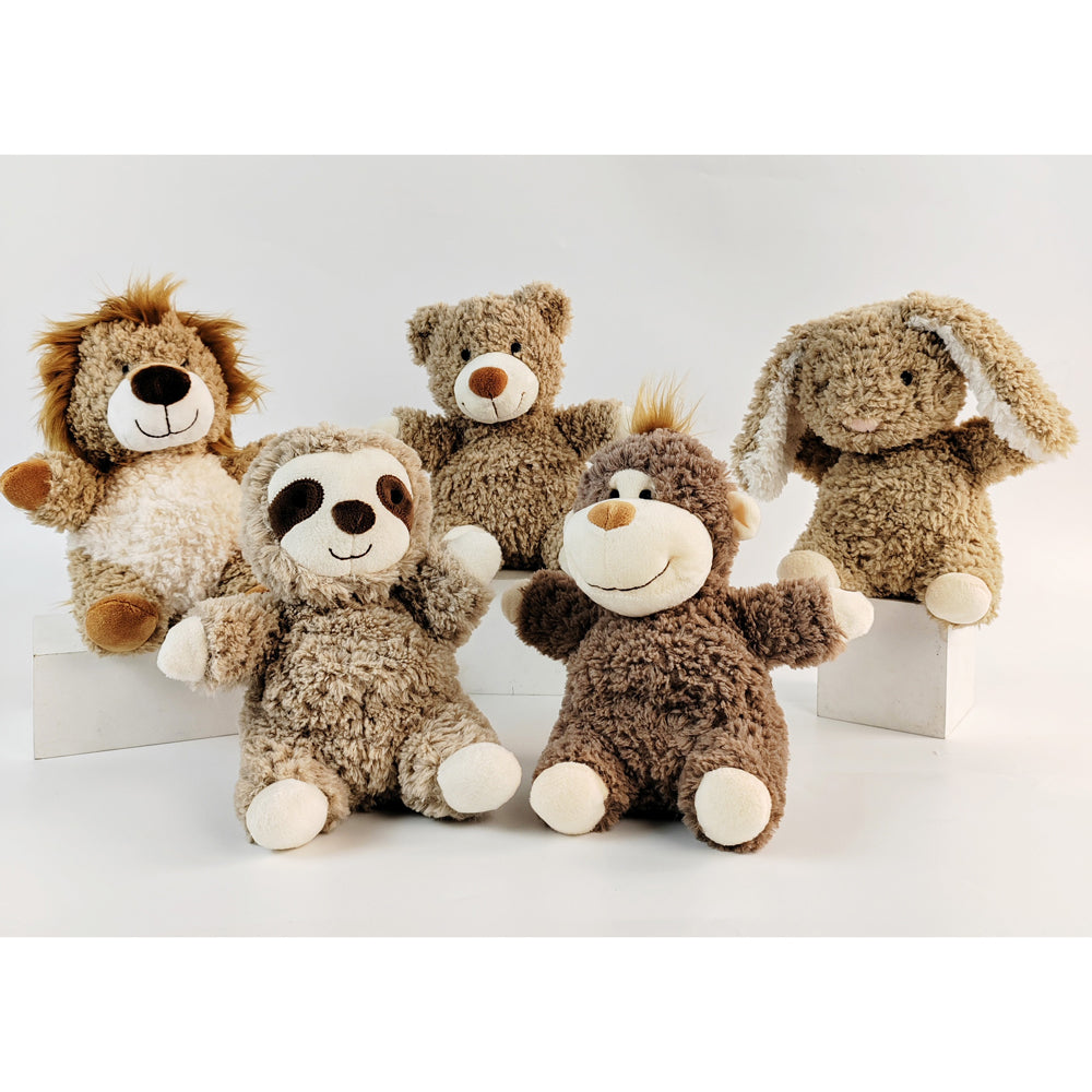 Urban Curly Bear 18cm Soft Toy Kids/Children Stuffed Animal Fun Play Plush Brown