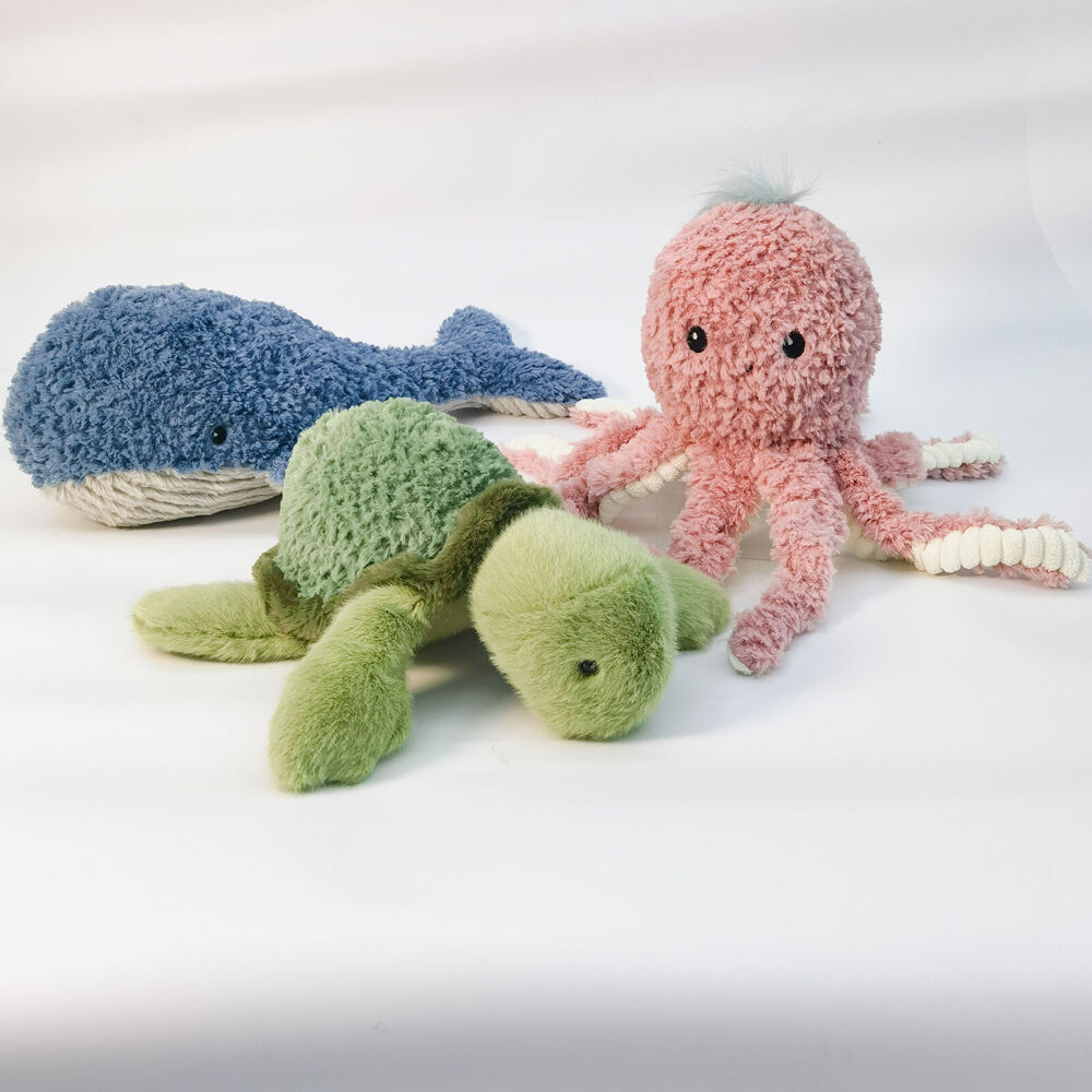 Urban 30cm Pink/White Octopus Stuffed Animal Plush Baby Soft Toy — image 2