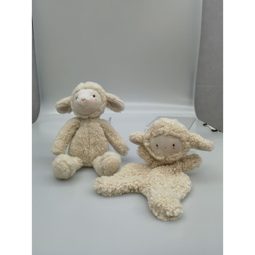 Urban 28cm Beige Sheep Stuffed Animal Comforter Plush Baby Toy — image 2