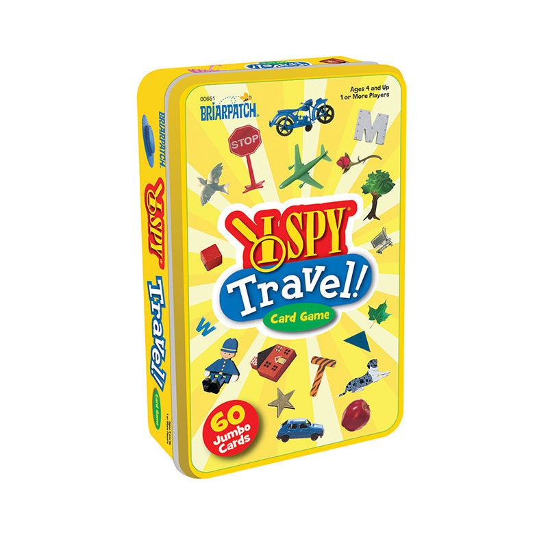 I SPY Tinned Game I Spy Travel Jumbo Card Game Kids/Children Educational Fun Toy 3+