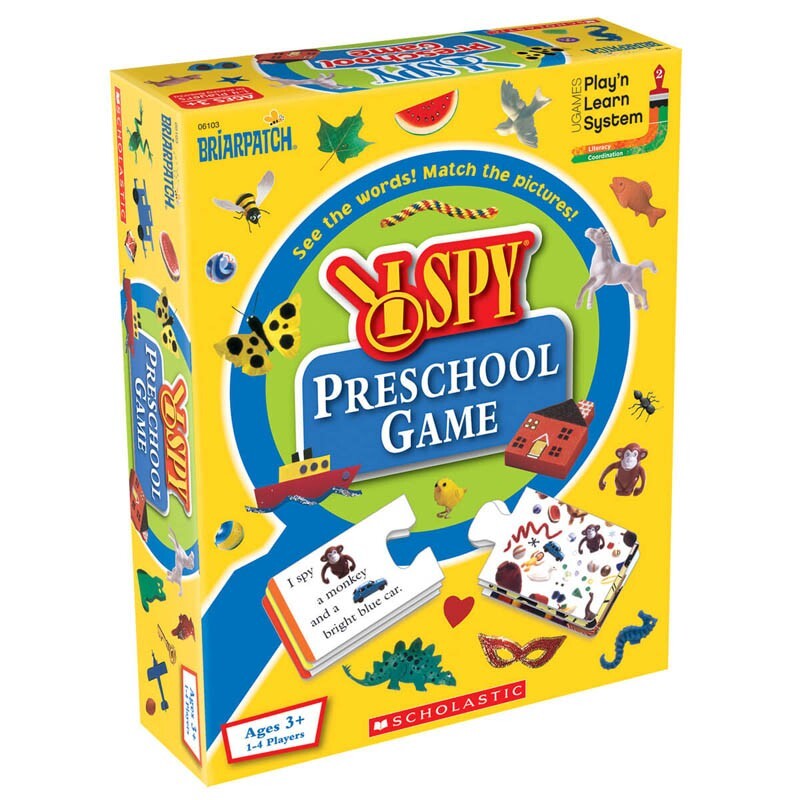 I SPY Scholastic I Spy Preschool Match Game Kids/Children Activity Educational Toy 3+