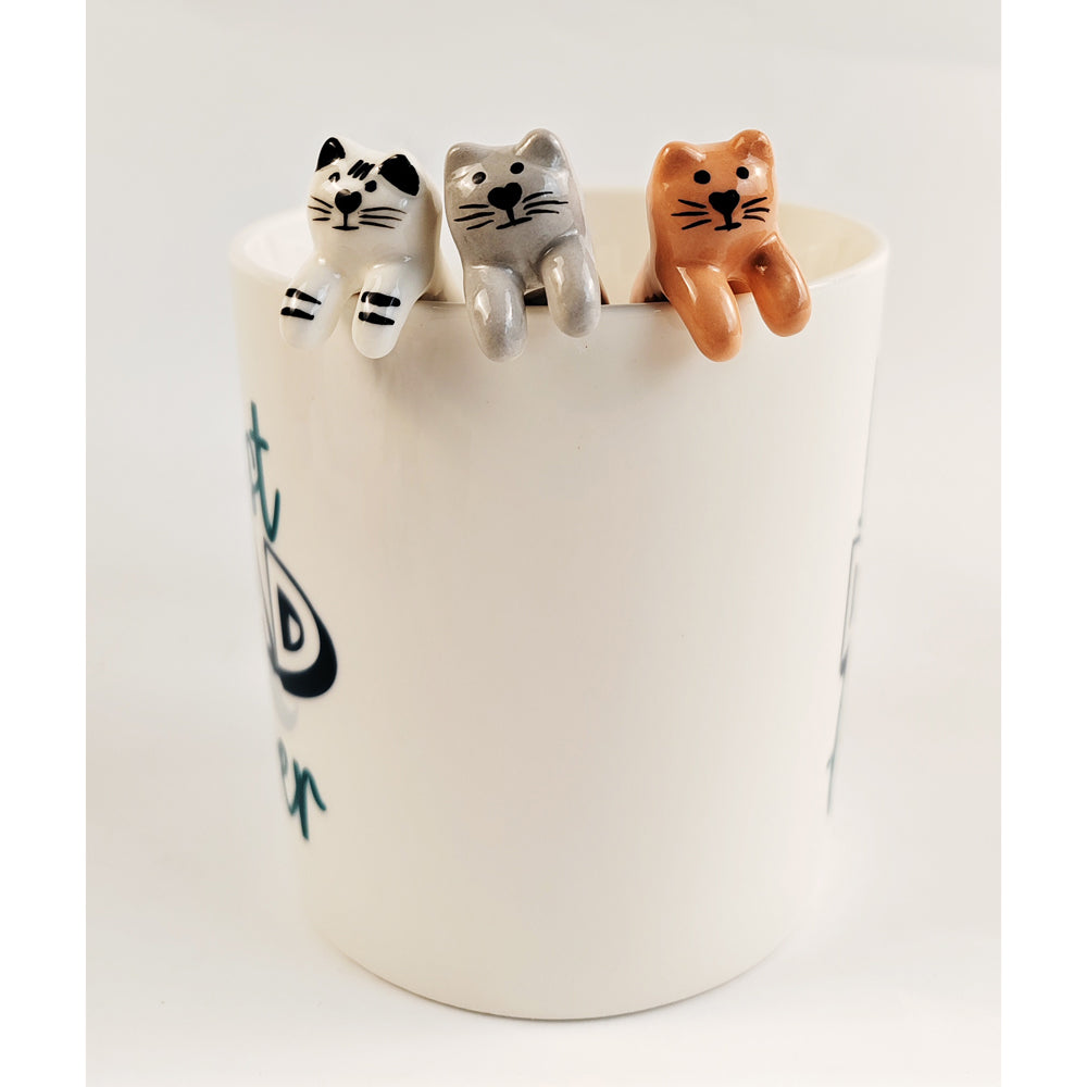 Urban 12cm Cat Ceramic Hanging Spoon For Mug — image 2