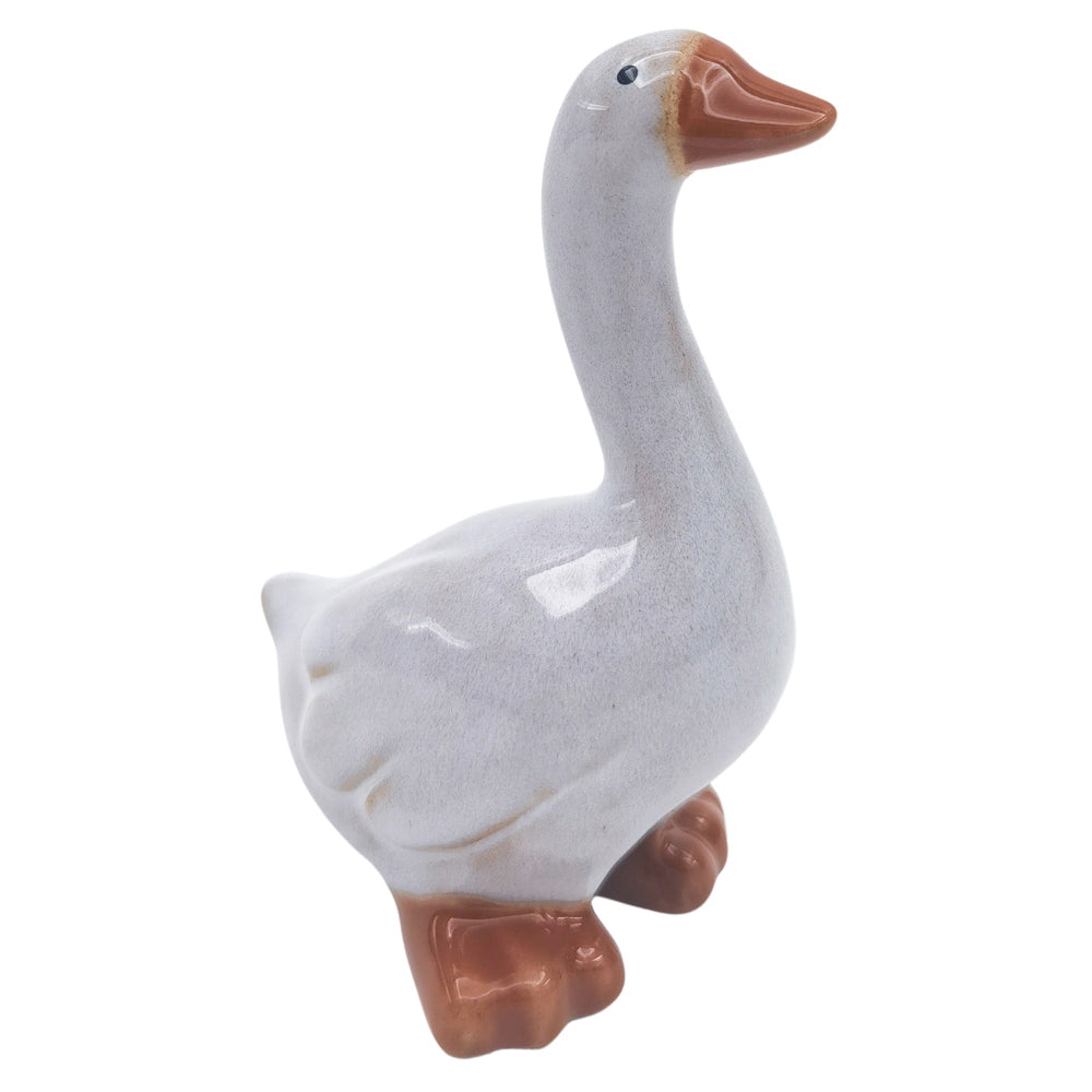 Urban Goose Plant Pot Hanger White 11cm Home Decorative Outdoor Garden Decor