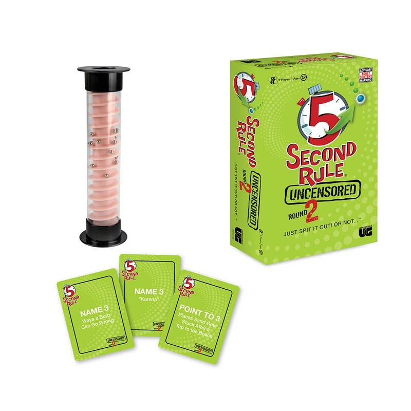 5 Second Rule Uncensored Question Version 2 Adult Activity Fun Game Toy 18+ — image 2