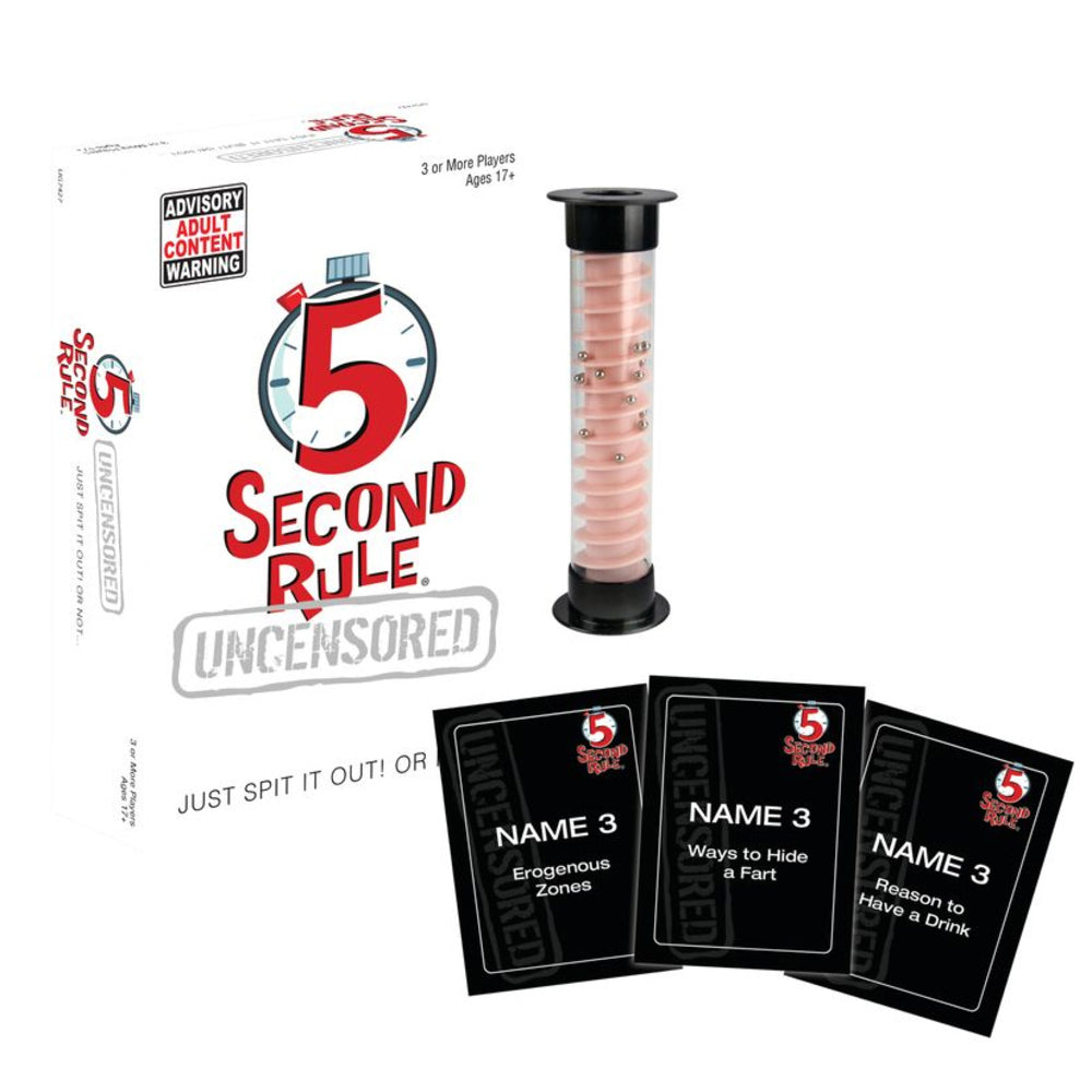 U Games 5 Second Rule Uncensored Game Fun Play Toy 3+ Players 18y+ — image 2