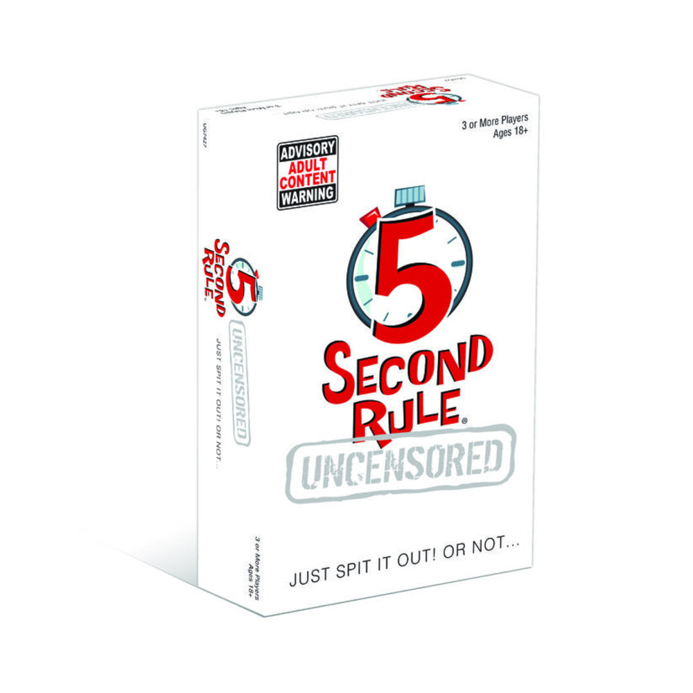 U Games 5 Second Rule Uncensored Game Fun Play Toy 3+ Players 18y+