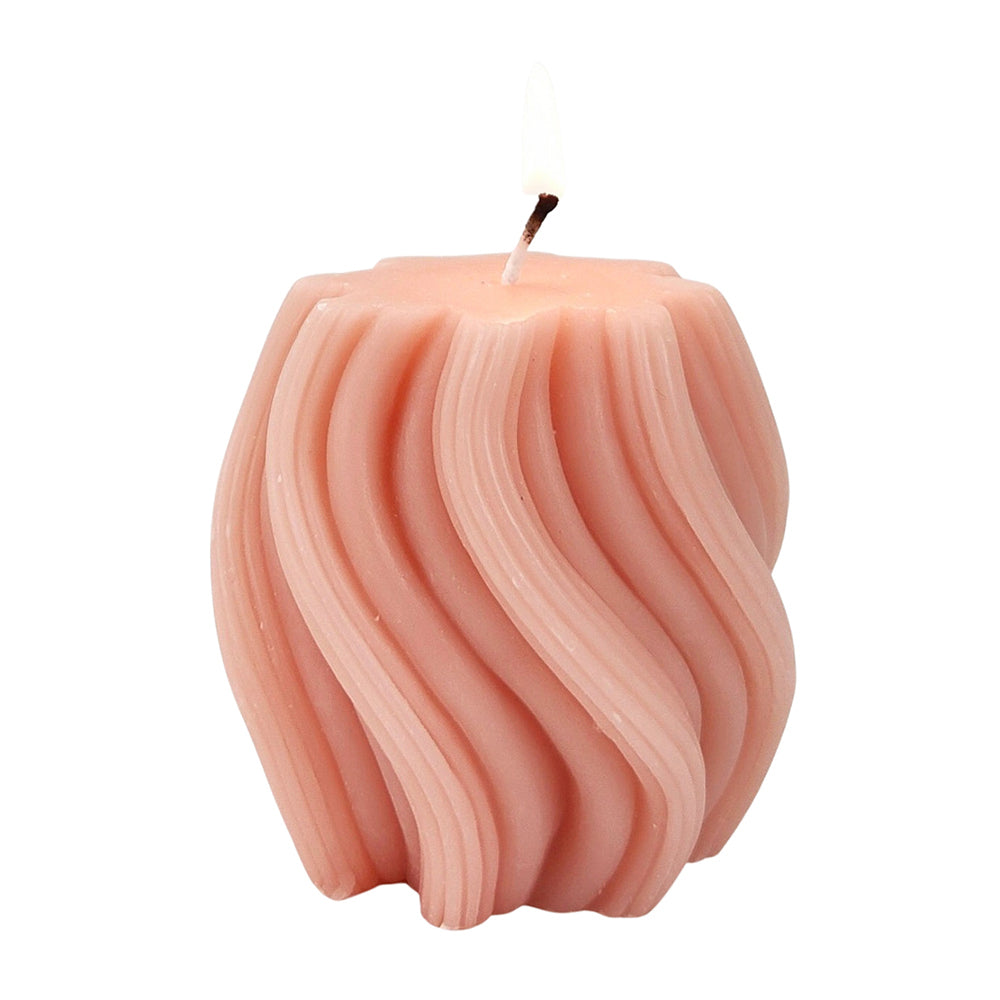 Urban Swirl 8cm Vanilla Scented Candle Home Fragrance Room Tabletop Decor Rose