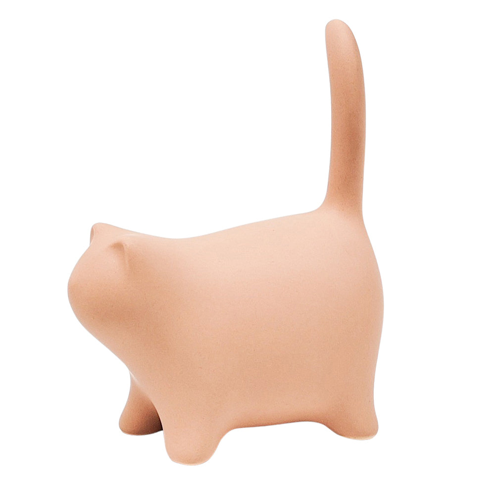 Urban Products Cat Pot Plant/Garden/Shelf Ornament Statue Home Decor Bisque 13cm