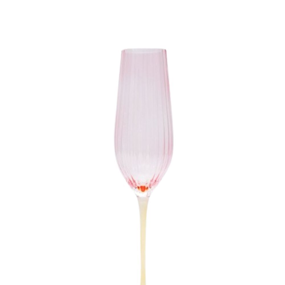 Urban 2pc Urban Ellie Ombre Champagne Glass Wine/Spirits Party Cup PNK/Yellow 26cm (2 Pack) — image 3