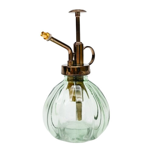 Urban Glass Water Mister Garden Plant/Flower Watering Container Sage 16cm