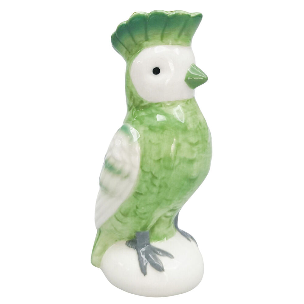 Urban 13x7cm Ceramic Perdy Parrot Bud Home Decor Flower Vase — Green