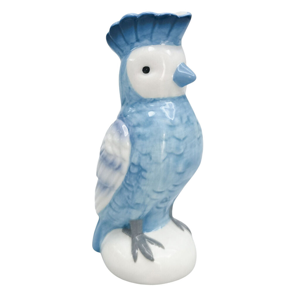 Urban 13x7cm Ceramic Perdy Parrot Bud Home Decor Flower Vase — Blue