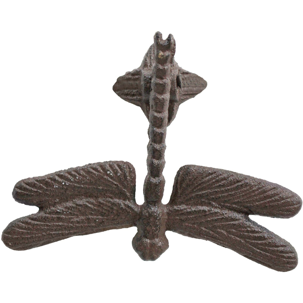 LVD Doorknocker Dragonfly Cast Iron 14.5cm Door Hanging Outdoor Home Decor Brown