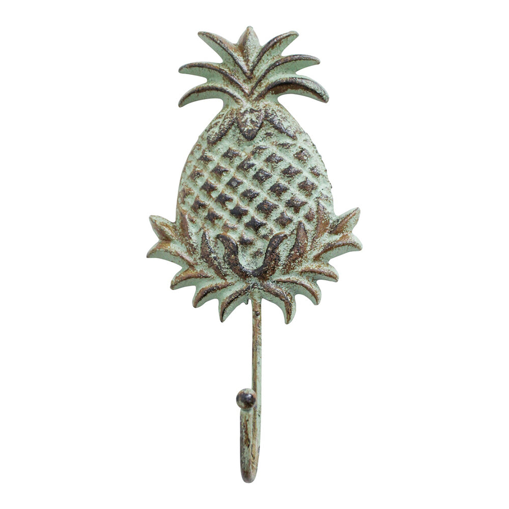 LVD Cast Iron 20.5cm Antique Pineapple Hook Wall Mounted Clothes Hanger Home Decor